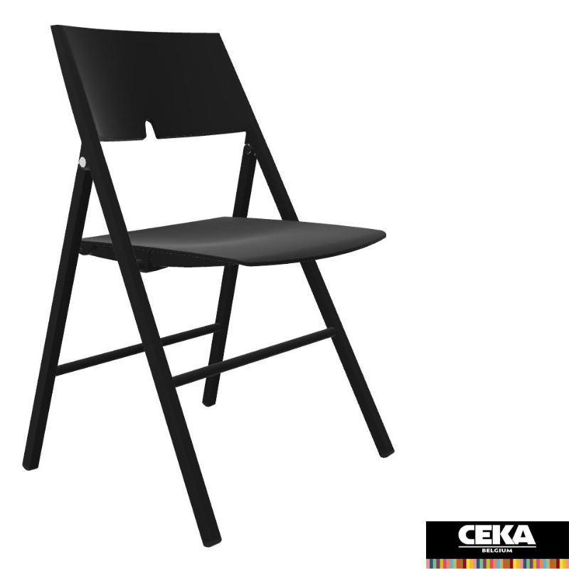 chaise réunion pliante compact AXA CASALA rangement sur chariot