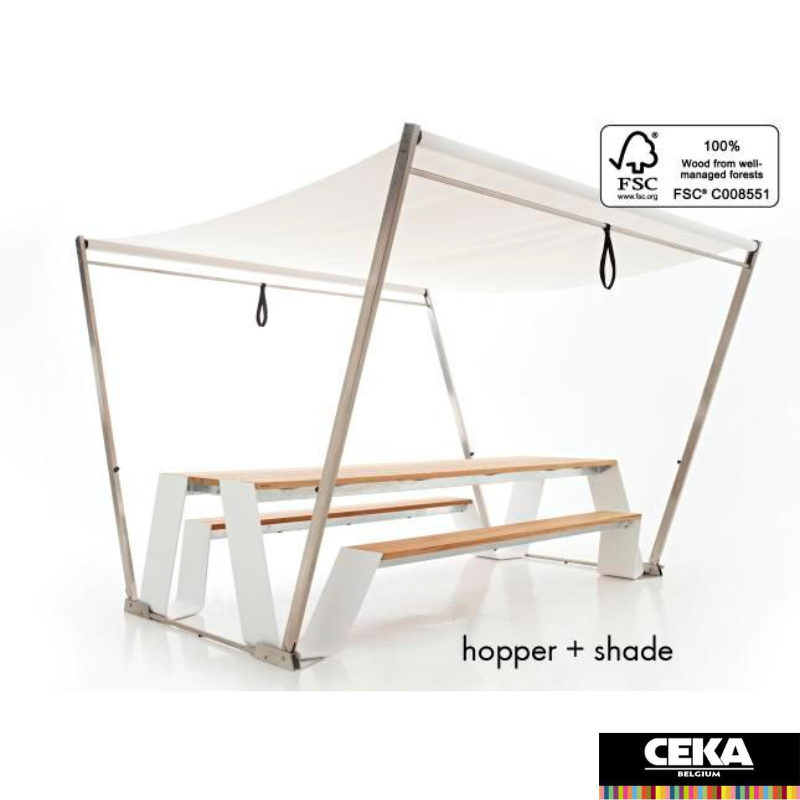 Mobilier accessoire extérieur hopper banc table toile parasol extremis