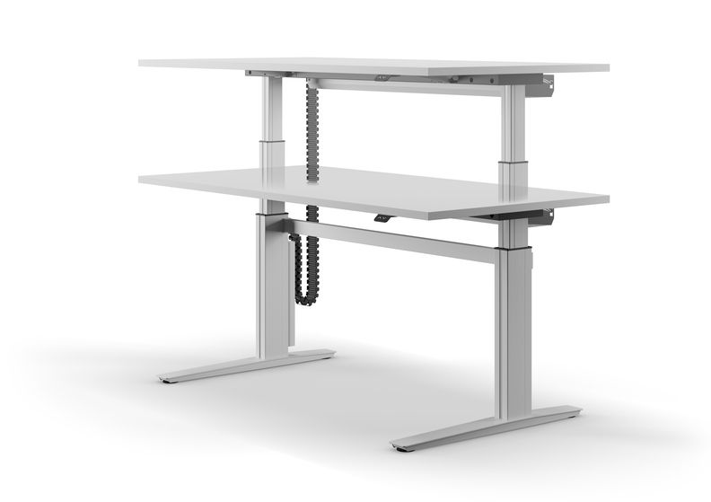 Bureau assis debout - Électrique - Table - Réglable en hauteur et