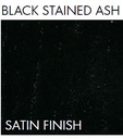 LACLASICA (STUA) wood finishes: Black stained ash (Matt)