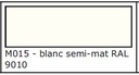 coloris métal: (M015) Blanc