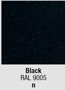 lacquer colour: (n) Black RAL 9005