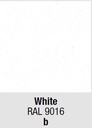 Couleur de laque: (b) White RAL 9016