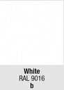 lacquer colour: (b) White RAL 9016