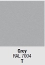 lacquer colour: (T) Grey RAL 7004