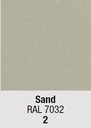 lacquer colour: (2) Sand RAL 7032