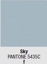 Couleur de laque: (f) Sky Pantone 5435C