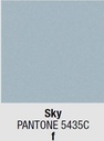 lacquer colour: (f) Sky Pantone 5435C