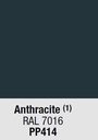 Polypropylène: (PP414) Anthracite RAL 7016