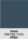 Polypropylene: (PP031) Ocean Pantone 7545C