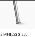 Coloris structures (STUA) : Matt stainless steel
