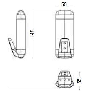 porte-manteaux muraux Caddy