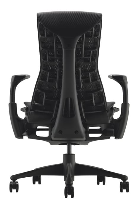 Embody Chair Black- Back view