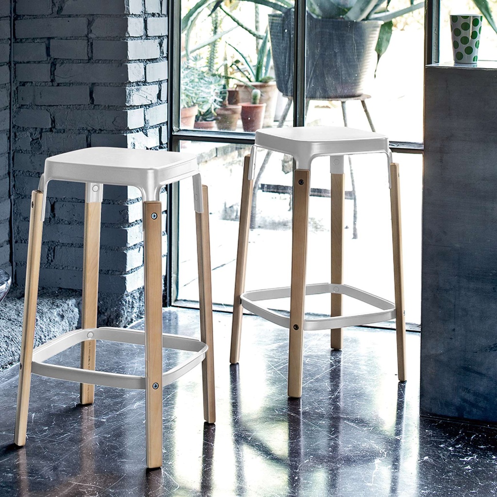 Steelwood Stool