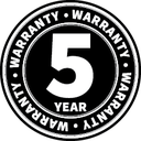 5 Years Warranty