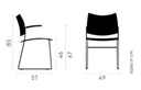 Chaise CURVY WOOD