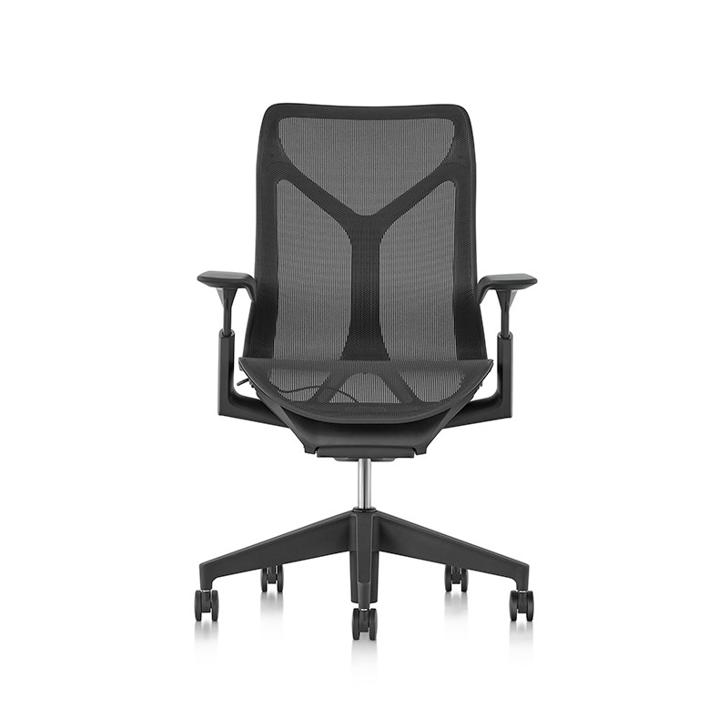 Herman Miller COSM - Dossier moyen Graphite - Accoudoirs réglables