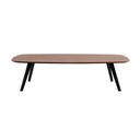 [S612W9+S42 Fast] Solapa table 60x120 in Walnut - FAST (60 x 120cm H. 36cm)