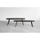 [S412F2+S32Fast] Solapa table 38 x 118cm Fenix Black - FAST (40 x 120cm H. 30cm)