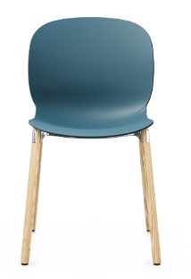 Chair NOOR 4 legs wood shell PP