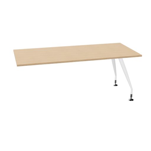 Tables réunion avec intégration sur desserte ou modules de base DV504 Milo L. 180  H. 75  P. 80 