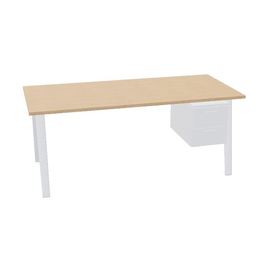 Table de bureau L. 180  H. 74  P. 80 