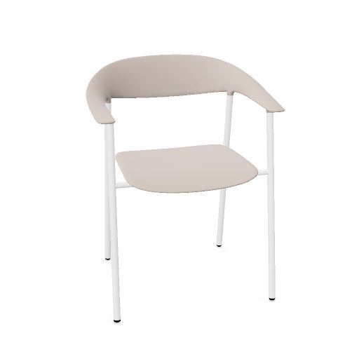 ARUM Fauteuil avec piètement à 4 pieds