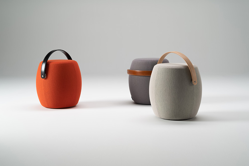 Pouf Carry On -Leather