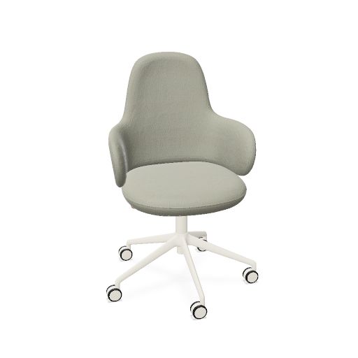 LAN office chair standard backrest with castors