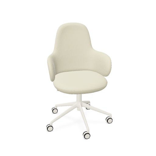 LAN Chaise de bureau dossier standard à roulettes