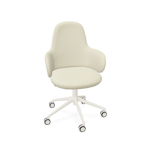 LAN office chair standard backrest with castors