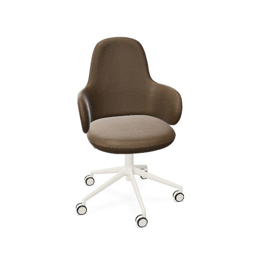 LAN office chair standard backrest with castors