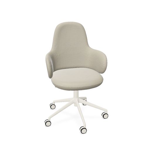LAN Chaise de bureau dossier standard à roulettes