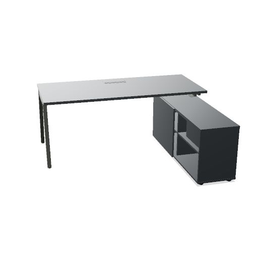 BOM21, DESK WITHOUT HEIGHT ADJUSTMENT, 1800x1600x740