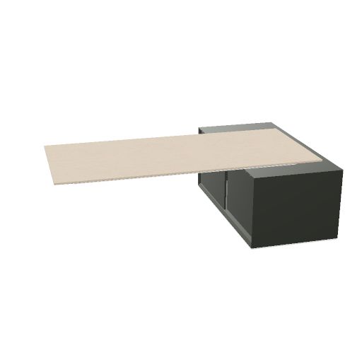 GAV1L, DESK WITH ELECTRIC HEIGHT ADJUSTMENT, 2400x1600x750