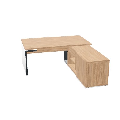 MIT2, BUREAU SANS RÉGLAGE EN HAUTEUR, 2078x2080x740