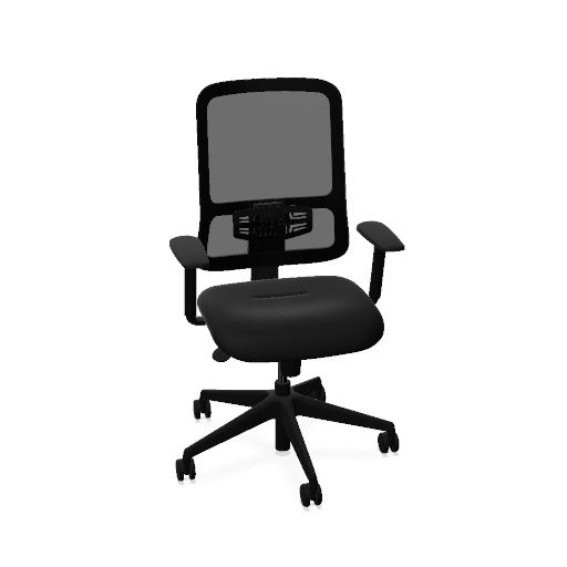 UTILA SWIVEL CHAIR MESH BLACK*