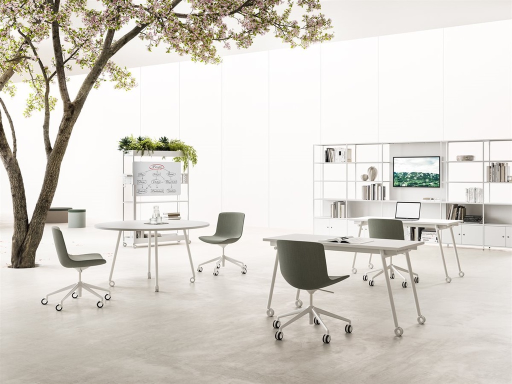 Bureau et bureau sur roulettes KNOT DV821