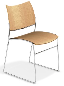 Chaise CURVY WOOD