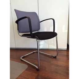 [PASSU MESH 42_SR] PASSU chair with mesh back and cantilever legs*.