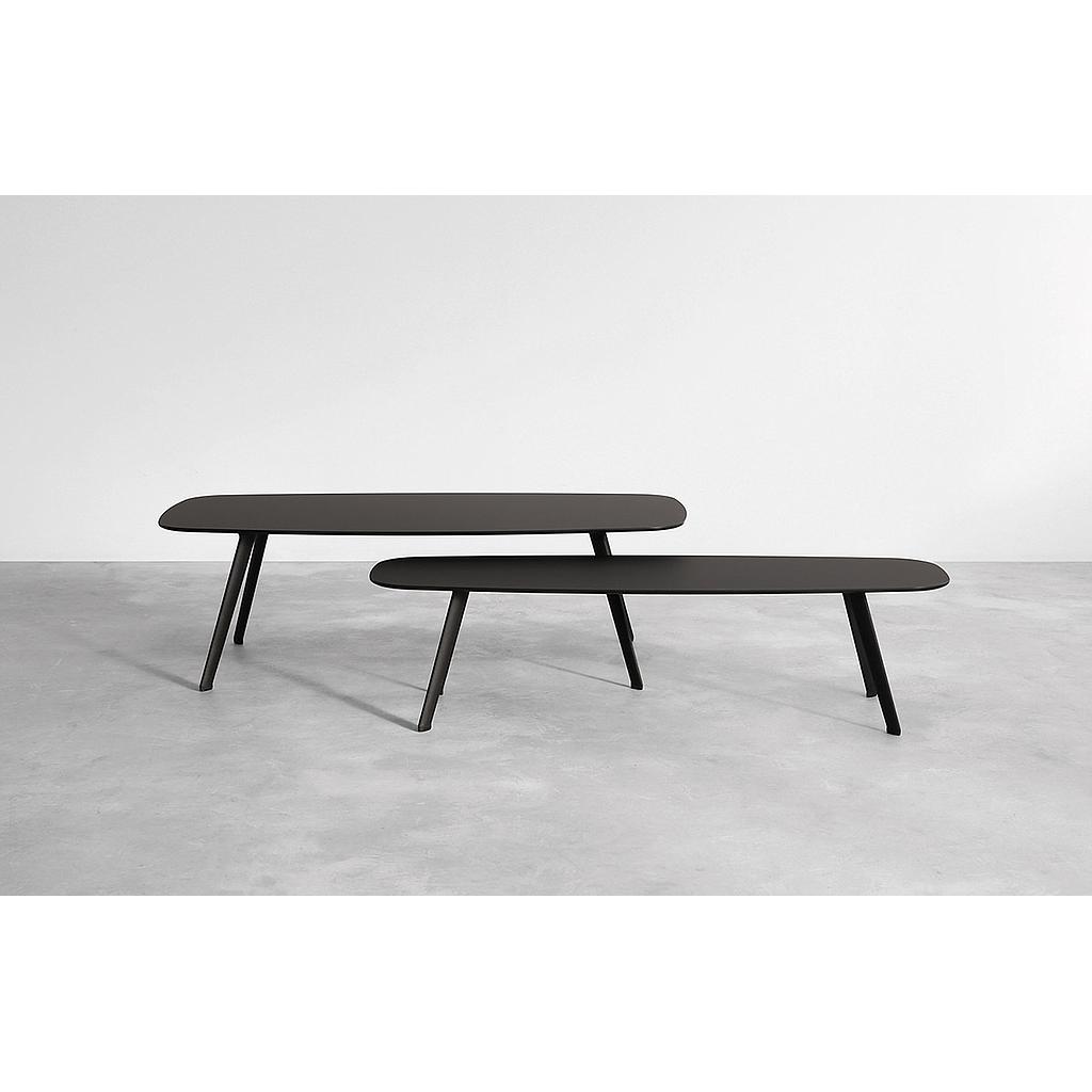 Table solapa 38 x 118cm en Black Fenix matt