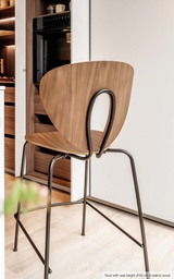 Globus Plywood Kitchen stool 65cm by Jesùs Gasca